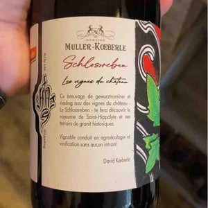 Schlossreben - Domaine Muller-Koeberle - David Koeberle -2021