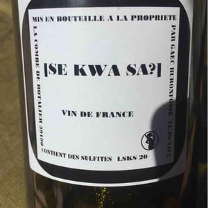 Domaine Buronfosse - Peggy & Jean-Pascal Buronfosse - Se Kwa Sa