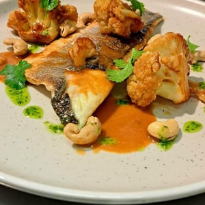 Sea Bass Fillet, Cauliflower, Coconut Milk, Peanuts - Ritmo - 583884