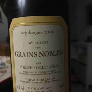 Sélection de Grains Nobles - Domaine Philippe Delesvaux - philippe-catherine-delesvaux