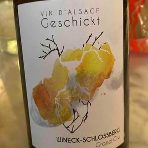 Wineck-Schlossberg Grand cru - Domaine Geschickt - Arnaud Geschickt & Aurélie Fayolle -2019