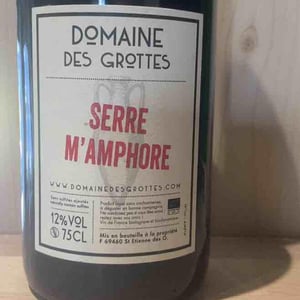 Serre M’Amphore - Domaine des Grottes - Romain des Grottes -2019