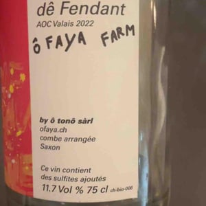Seuf de Fendant - Ô Fâya Farm - Ilona Hunkeler, Alain Bizard & Denis Sauthier 