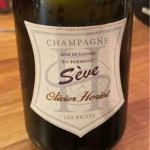 Sève "En Barmont" Rosé de Saignée - Champagne Olivier Horiot - Olivier Horiot -2012