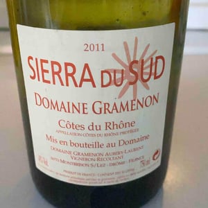 Domaine Gramenon - Michèle Aubéry-Laurent & Maxime-Francois Laurent - Sierra du Sud