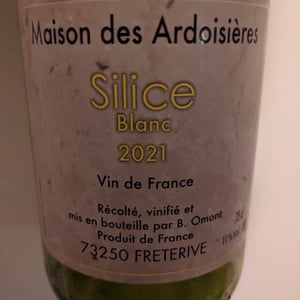 Domaine Des Ardoisières - Brice Omont - Silice Blanc "Maison des Ardoisières"