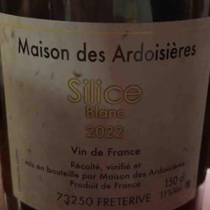 Domaine Des Ardoisières - Brice Omont - Silice Blanc "Maison des Ardoisières"
