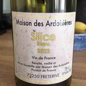 Silice Blanc "Maison des Ardoisières" - Domaine Des Ardoisières - Brice Omont 