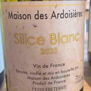 Silice Blanc "Maison des Ardoisières" - Domaine Des Ardoisières - brice-omont