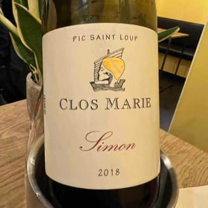 Simon 2018 - Clos Marie - Francoise Julien & Christophe Peyrus -2017