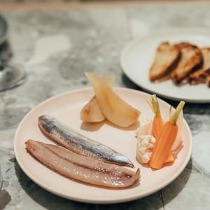 Smoked Sardine, Pear And House Pickles - ita Madrid - 796514