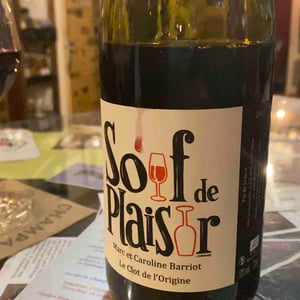 Soif de Plaisir - Clot de l'Origine - Marc & Caroline Barriot 