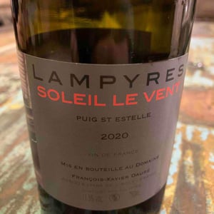 Soleil Le Vent - Domaine Lampyres - François-Xavier Dauré 