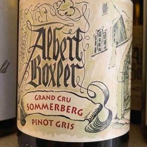 Sommerberg Grand Cru - Albert Boxler - jean-boxler