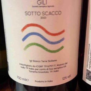Sotto Scacco - Agricola Gilì - Ermanno Vella & Alici Marconcini -2023