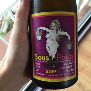 Sous Poids - Allante & Boulanger - Mathieu Allante & Christian Boulanger -2018