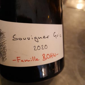 Souvignier Gris - Domaine Bohn - bernard-arthur-bohn -2020