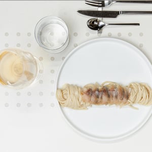 Spaghettoni Al Cocco E Burro Acido Con Aringa Affumicata - Laboratorio - 783746