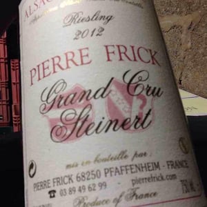 Domaine Pierre Frick - Jean-Pierre, Chantal et Thomas Frick - Steinert Riesling