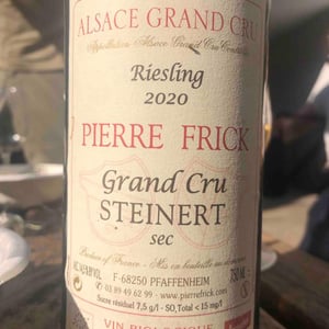 Steinert Riesling - Domaine Pierre Frick - Jean-Pierre, Chantal et Thomas Frick 