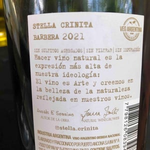 Stella Crinita Barbera - Stella Crinita - Joanna Foster & Ernesto Catena 