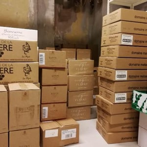 Stocking up on some new vintages. - Sentralen