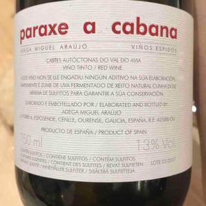 Paraxe a Cabana - Adega Miguel Araujo - miguel-araujo