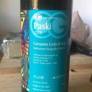Cantina Giardino - Antonio Di Gruttola & Daniela De Gruttola - Paski