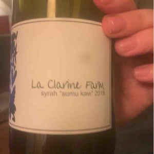 Syrah "Sumu-Kaw" - La Clarine Farm - Hank Beckmeyer 