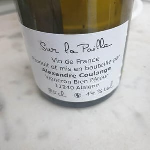 Sur La Paille - Domaine Thuronis - Vigneron Bien Fêteur - Alexandre Coulange & Astrid Lerouxel 