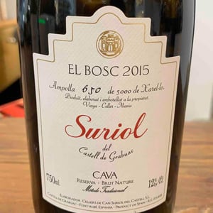 Suriol El Bosc Reserva Brut Nature - Cellers de Can Suriol del Castell - Azimut - Assis Suriol 