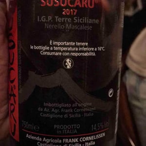 Azienda Agricola Frank Cornelissen - Frank Cornelissen - Susucaru Rosato