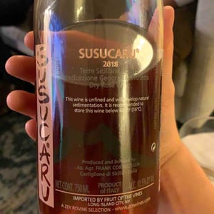 Azienda Agricola Frank Cornelissen - Frank Cornelissen - Susucaru Rosato