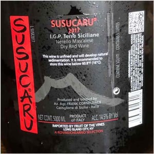 Susucaru Rosso - Azienda Agricola Frank Cornelissen - Frank Cornelissen 
