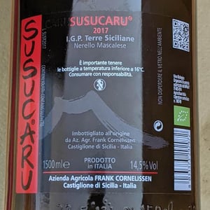 Azienda Agricola Frank Cornelissen - Frank Cornelissen - Susucaru Rosso