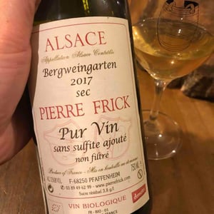 Domaine Pierre Frick - Jean-Pierre, Chantal et Thomas Frick - Bergweingarten Sylvaner