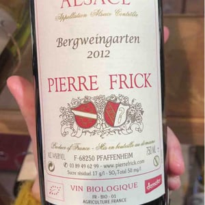 Bergweingarten Sylvaner - Domaine Pierre Frick - jean-pierre-chantal-et-thomas-frick