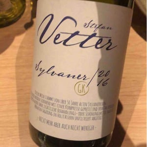 Sylvaner CK - In Vino Vita - Stefan Vetter 