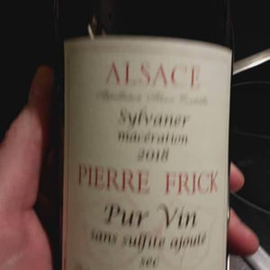 Domaine Pierre Frick - Jean-Pierre, Chantal et Thomas Frick - Sylvaner Macération