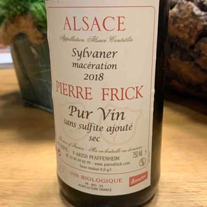 Domaine Pierre Frick - Jean-Pierre, Chantal et Thomas Frick - Sylvaner Macération