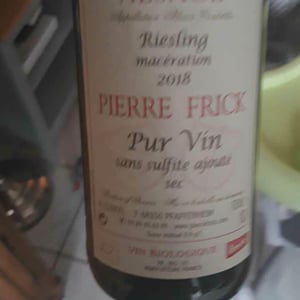 Sylvaner Macération - Domaine Pierre Frick - Jean-Pierre, Chantal et Thomas Frick 