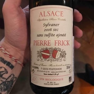 Sylvaner - Domaine Pierre Frick - Jean-Pierre, Chantal et Thomas Frick 