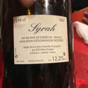Romaneaux-Destezet - Hervé Souhaut - Syrah