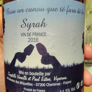 Syrah - Domaine des Miquettes - chrystelle-vareille-paul-esteve