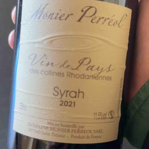 Syrah - Domaine Monier-Perréol - guillaume-jean-pierre-monier-philippe-perreol