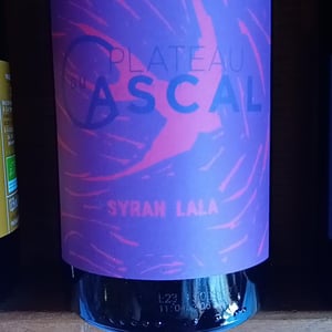 Syrah Lala - Plateau Du Cascal - sofi-bataillard-et-julien-veyret