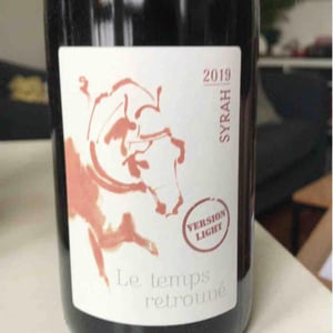 Syrah Version Light - Le Temps Retrouvé - Michaël Georget 