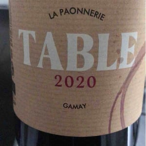 Table - La Paonnerie - Marie Carroget 