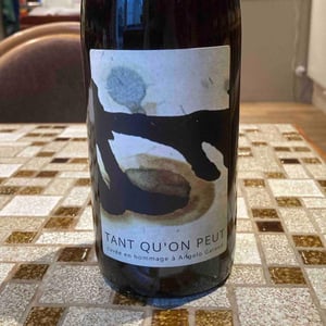 Tant Qu’on Peut - Clos du Tue-Bœuf - Zoé, Louise & Thierry Puzelat -2020