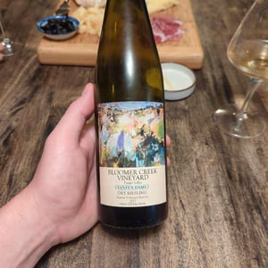 Tanzen Dame - Dry Riesling - Bloomer Creek Vineyard - Kim Engle & Debra Bermingham 